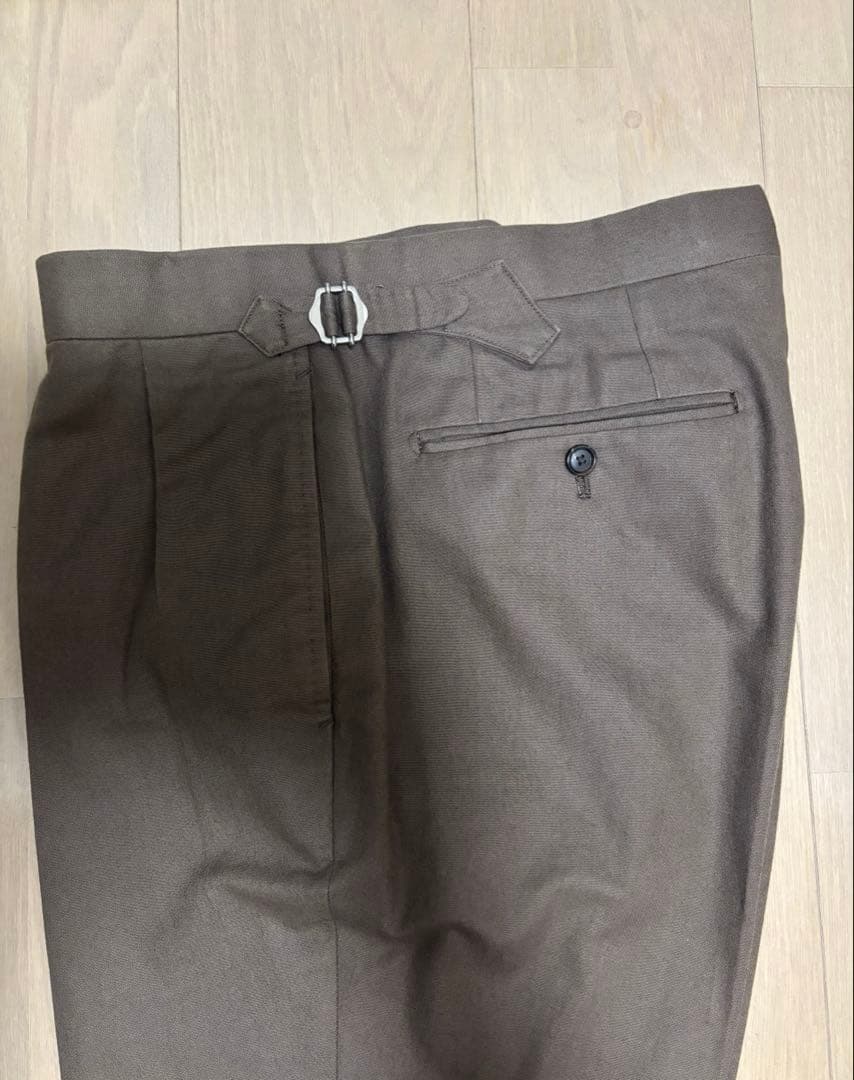 【再出品　最大値下げ】BEAMSF カスタムテーラーBEAMS コットンスーツ