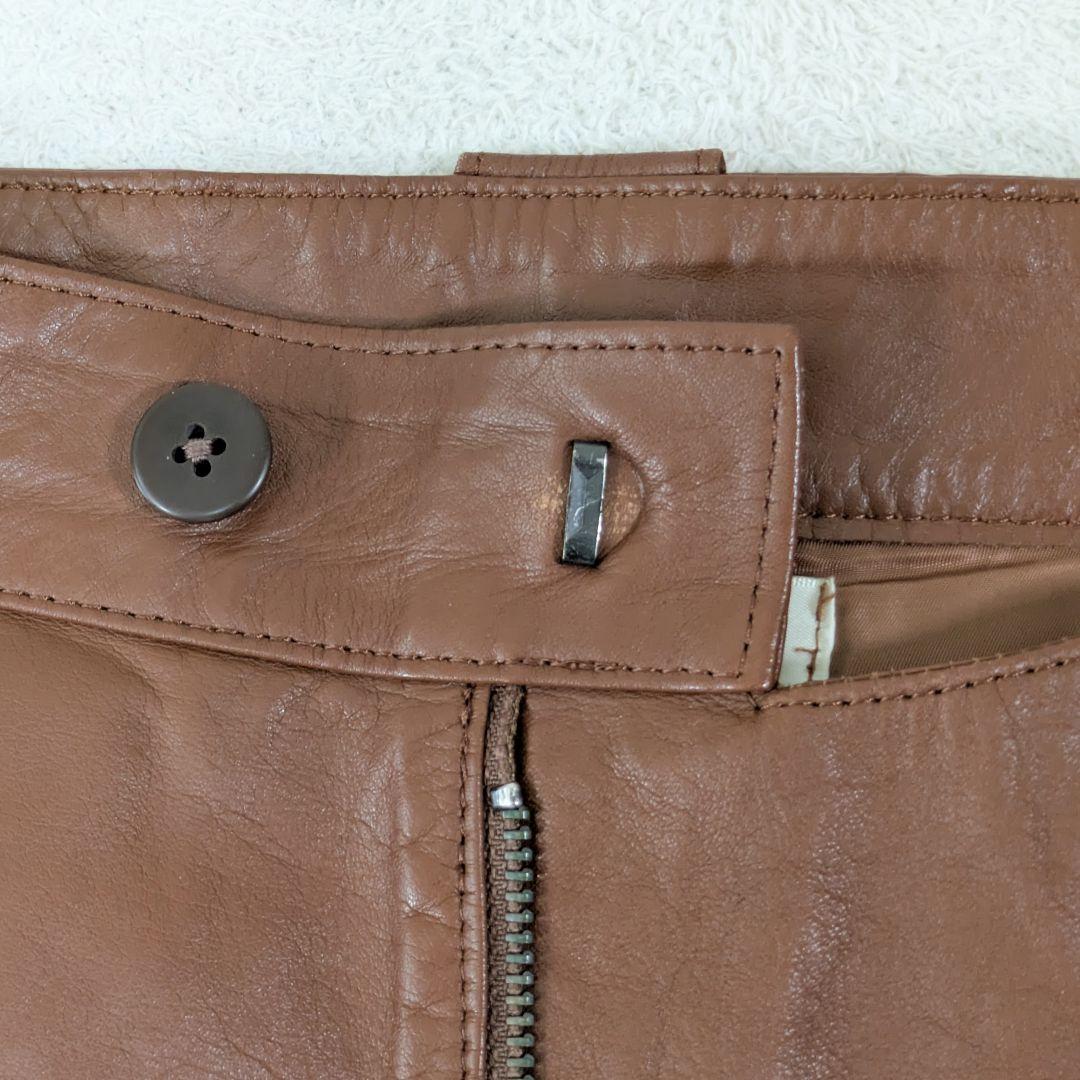 1990年　イッセイミヤケ　レザーパンツ　ラムレザー　オッズオン　サンプル