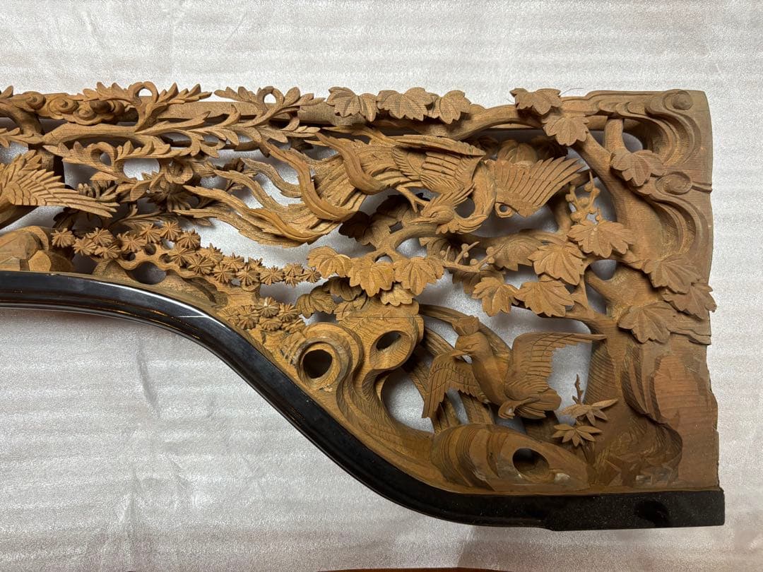 仏壇　欄間　　らんま　寺院仏具　木製　彫刻