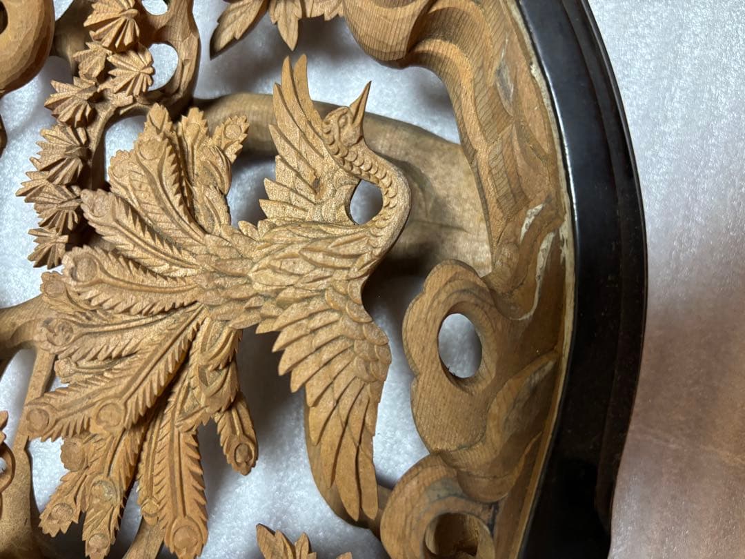 仏壇　欄間　　らんま　寺院仏具　木製　彫刻