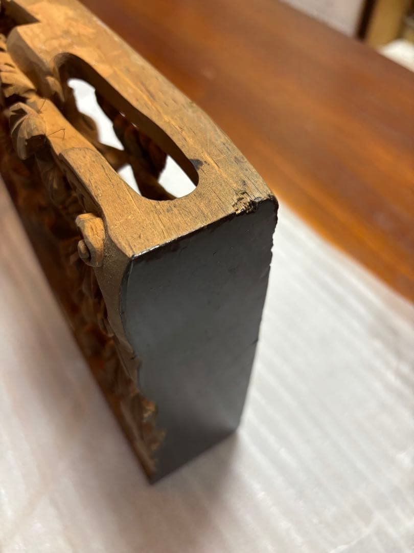 仏壇　欄間　　らんま　寺院仏具　木製　彫刻