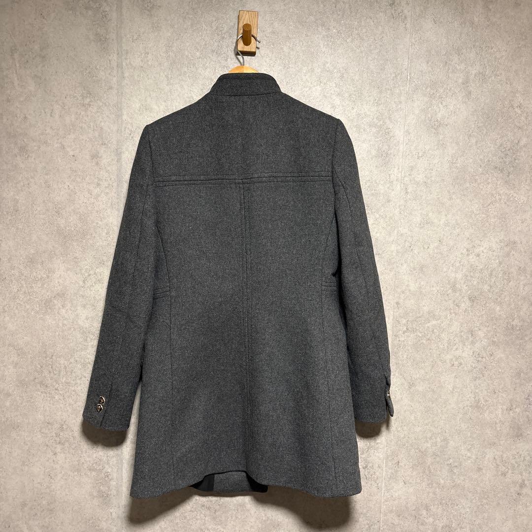 ZARA　ウールダブルブレストコート S