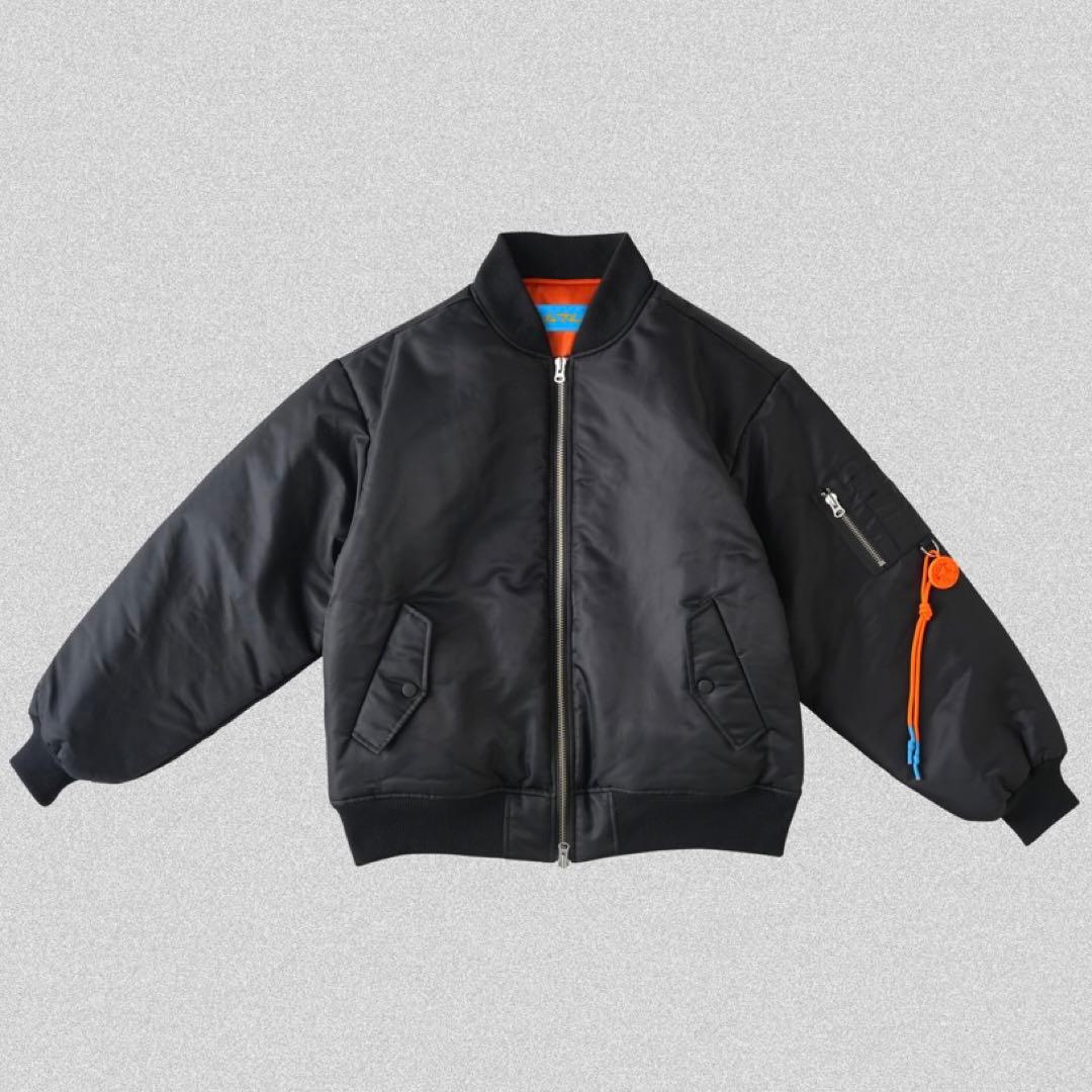 code47L FILE_2022_2 \"LOGO\"MA-1ブルゾン＋「DO」