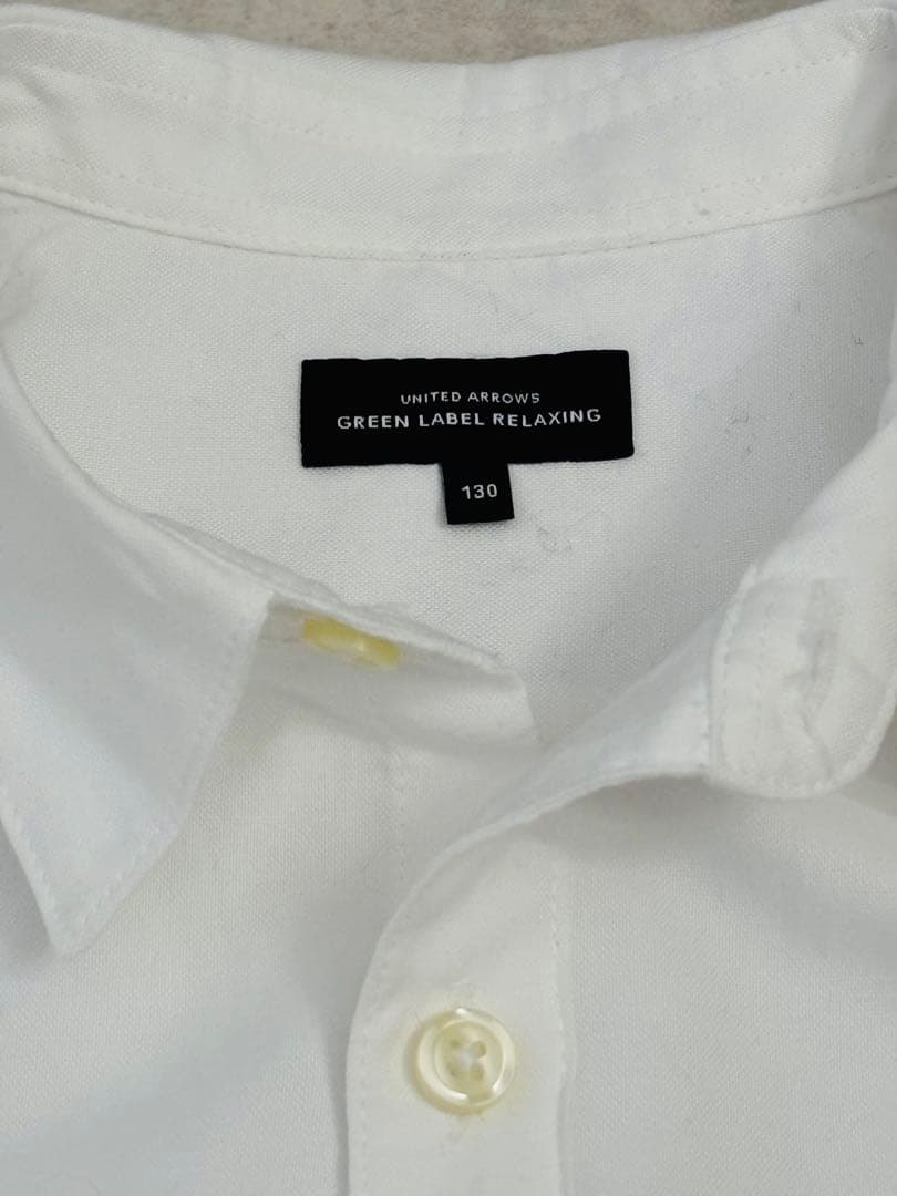 美品　green label relaxing 130 入学式3点セット