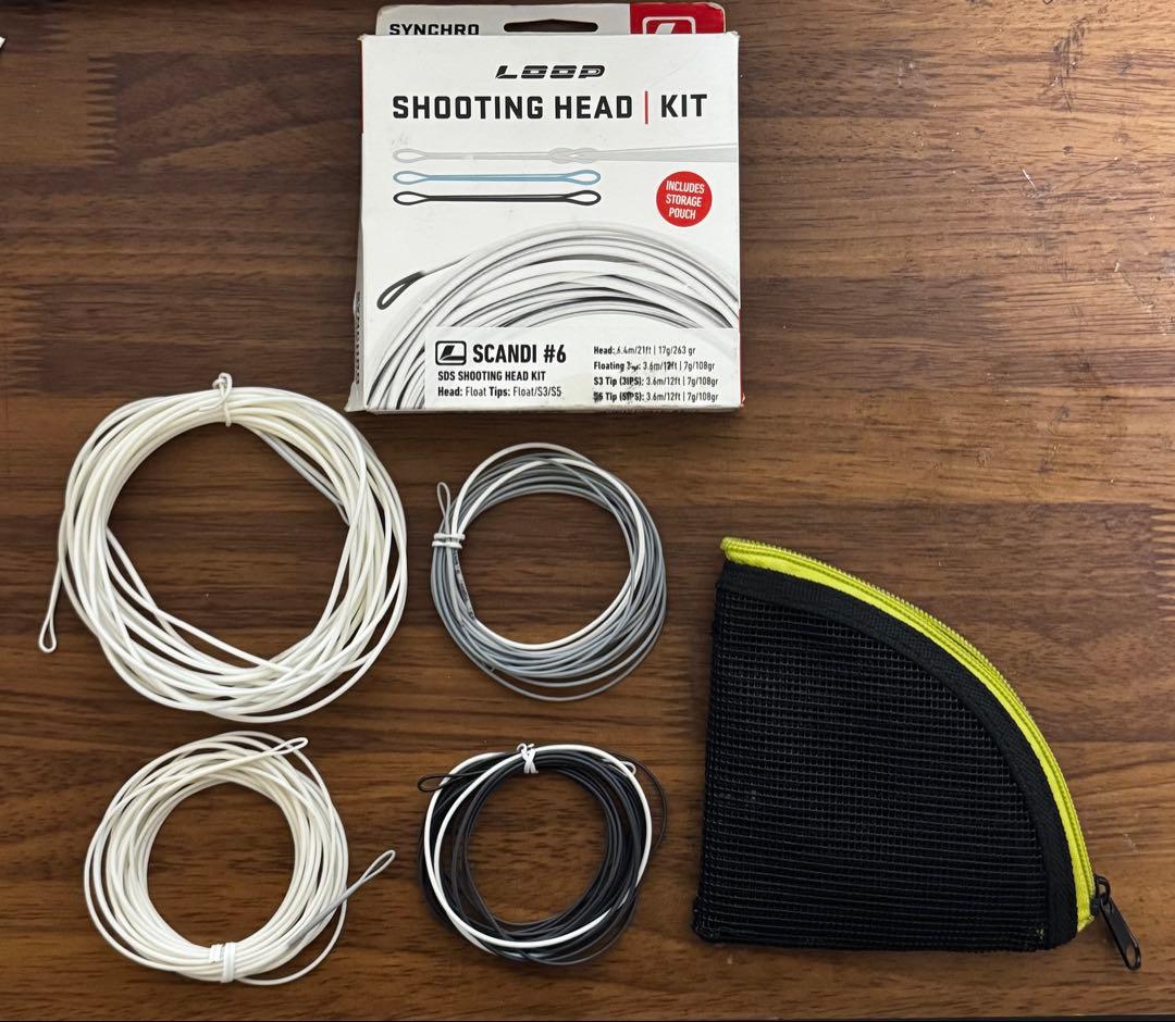釣り仕掛け・仕掛け用品 LOOP SDS Shooting Head Kit Scandi #6