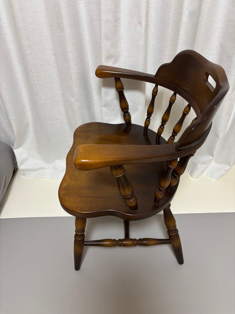 あい※専用 【美品】飛騨産業 キツツキマーク ウィンザーチェア レトロ ①