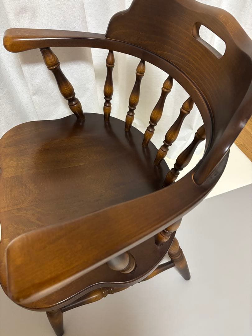 あい※専用 【美品】飛騨産業 キツツキマーク ウィンザーチェア レトロ ①