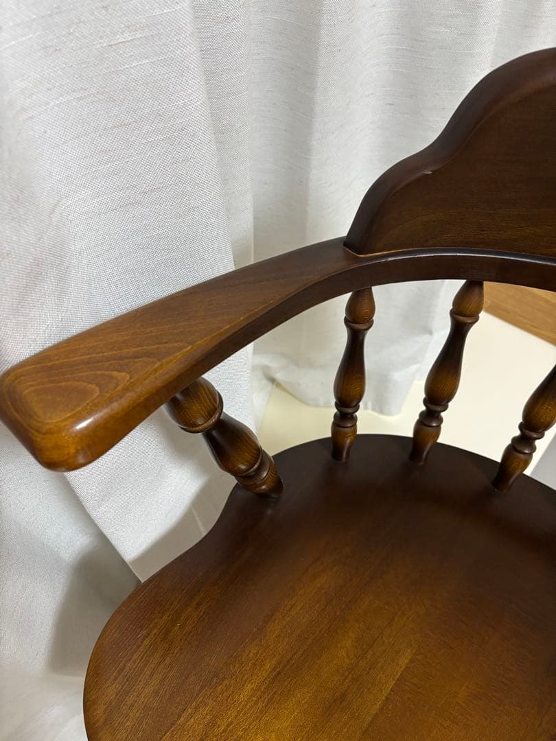 あい※専用 【美品】飛騨産業 キツツキマーク ウィンザーチェア レトロ ①