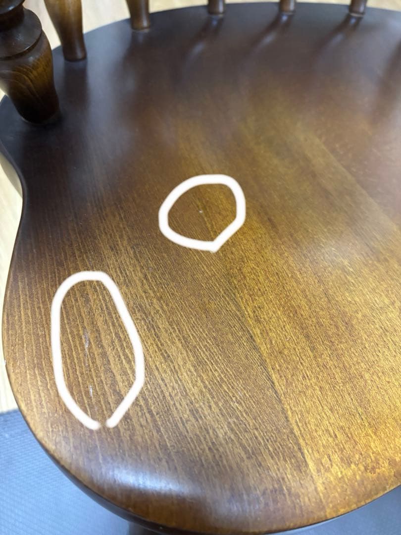 あい※専用 【美品】飛騨産業 キツツキマーク ウィンザーチェア レトロ ①