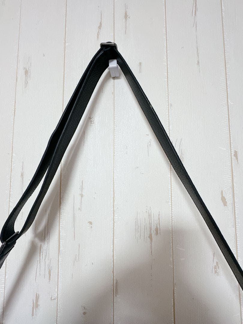 【ホープ】COACH 黒 レザー ショルダーバッグ