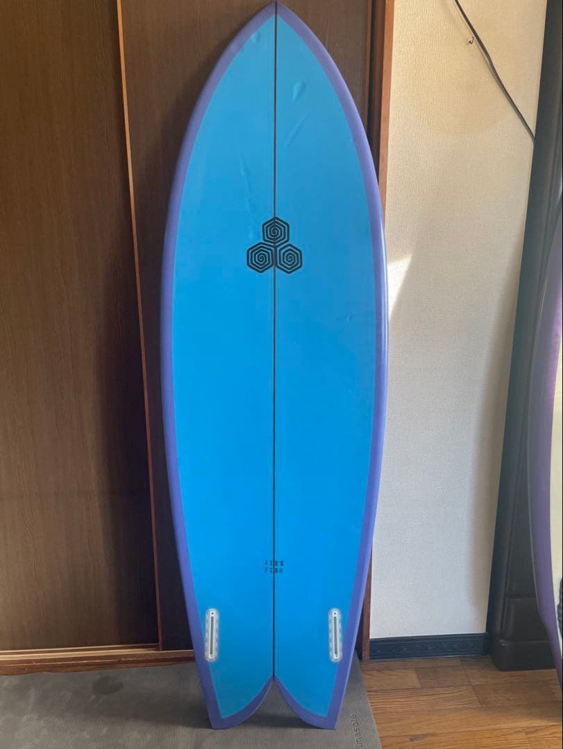 【手渡しもOK】FEB'S FISH 5'11フィッシュボード 青