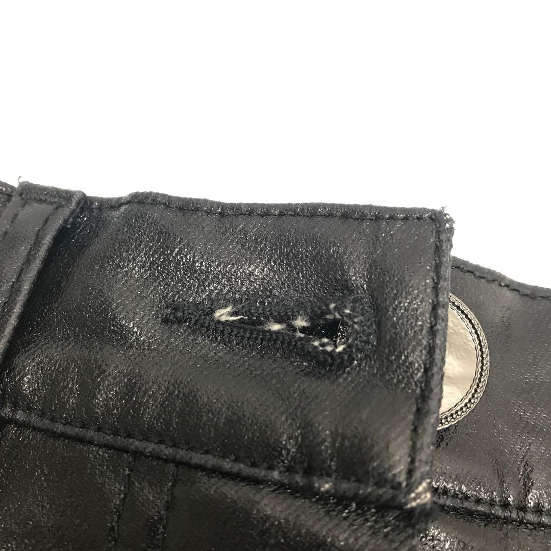 ☆未使用品☆CHANEL ショートパンツ デニム　ラメ　コーティング　黒　38