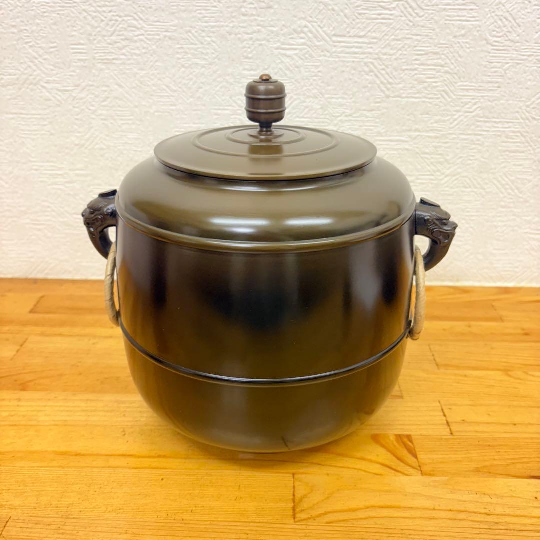 【未使用保管品】茶道具 唐銅 皆具 一式 八尾祥栄作