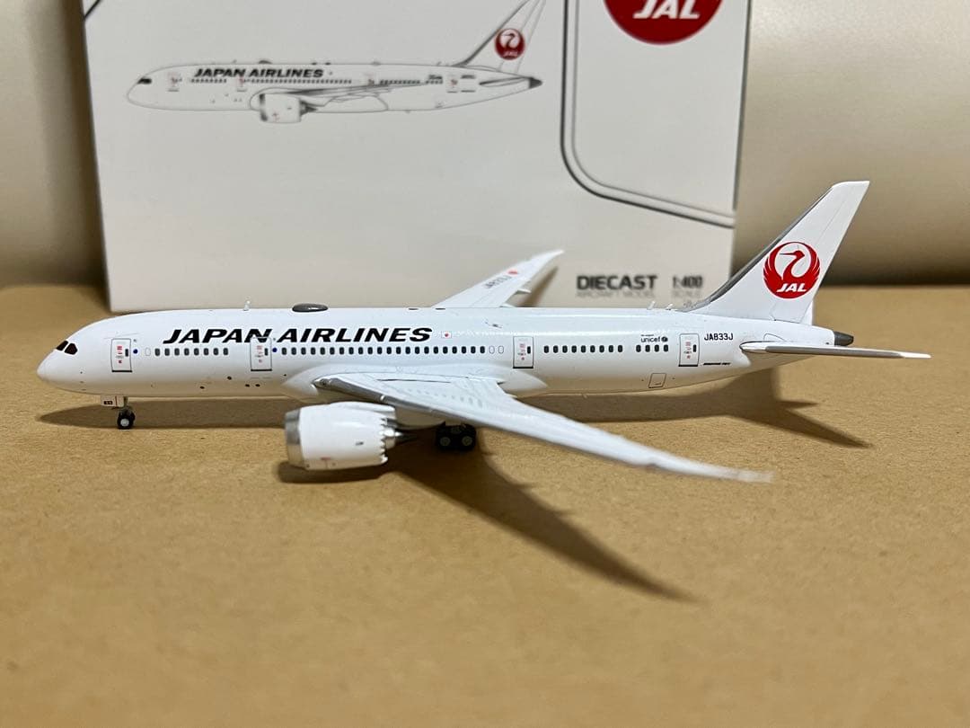 JC wings 1/400 JAL 日本航空 787-8 JA833J