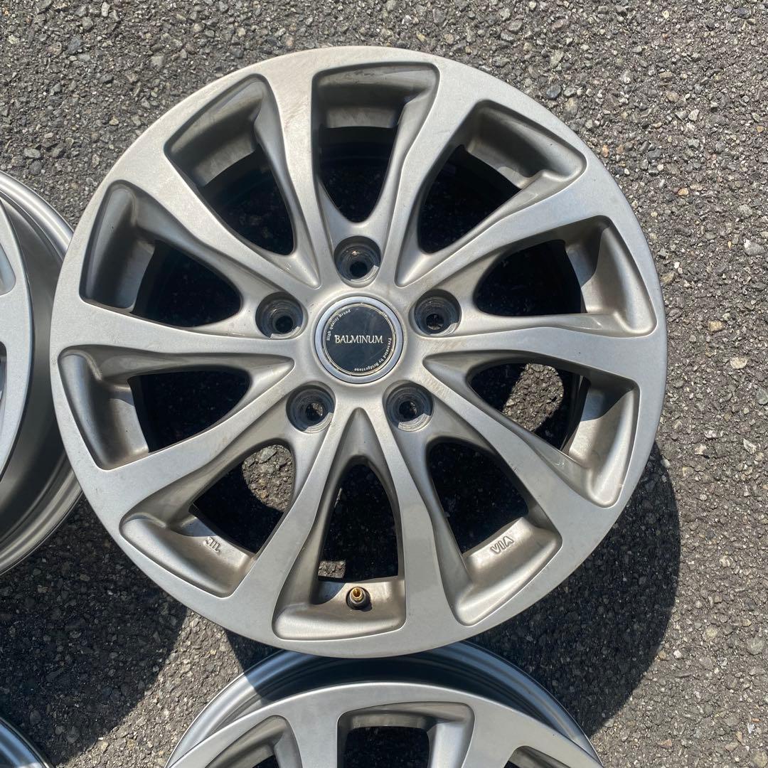 【4本セット送料無料】15×6J+53 5H 114.3 15インチホイール