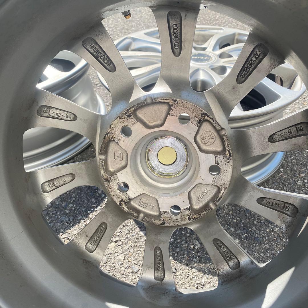 【4本セット送料無料】15×6J+53 5H 114.3 15インチホイール