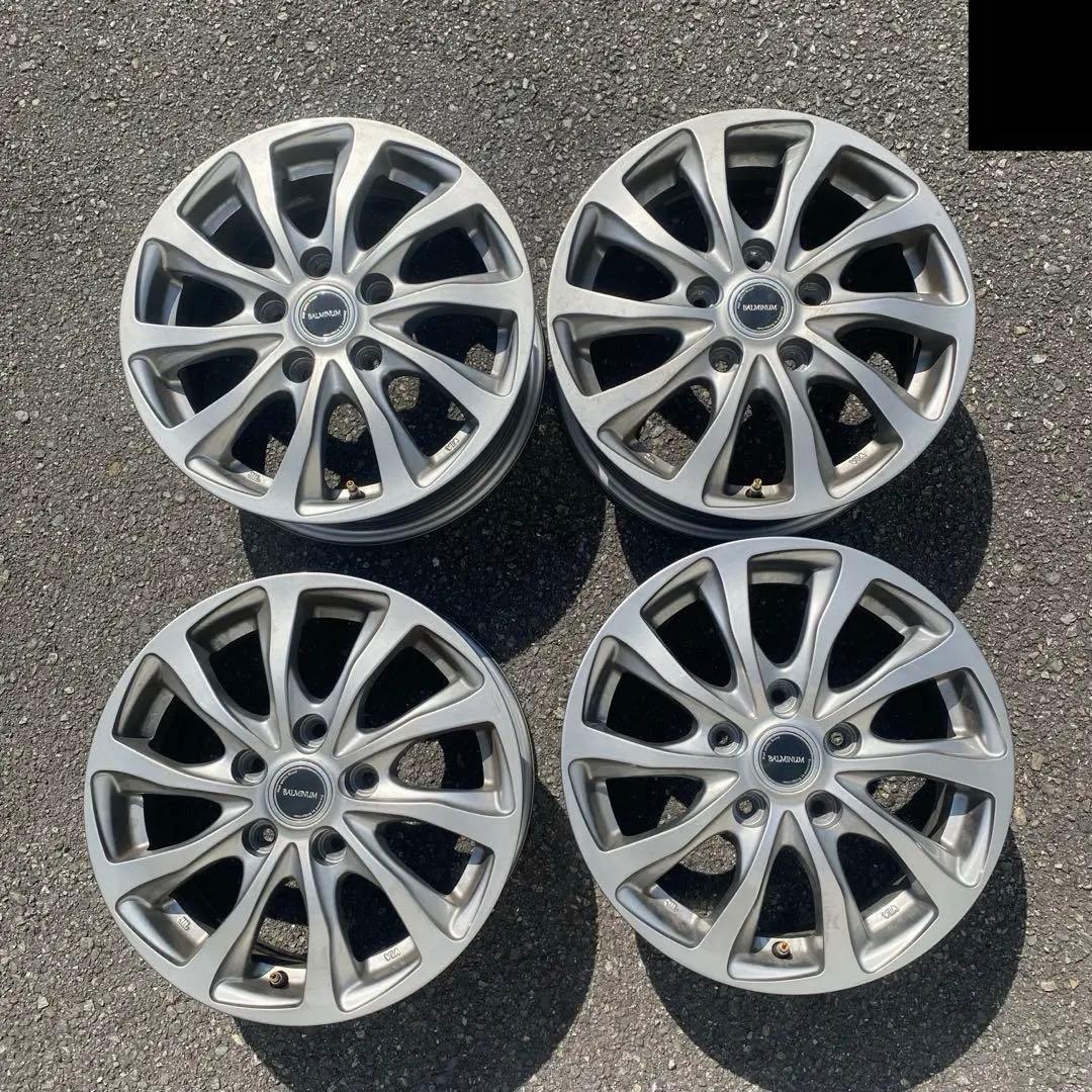 【4本セット送料無料】15×6J+53 5H 114.3 15インチホイール