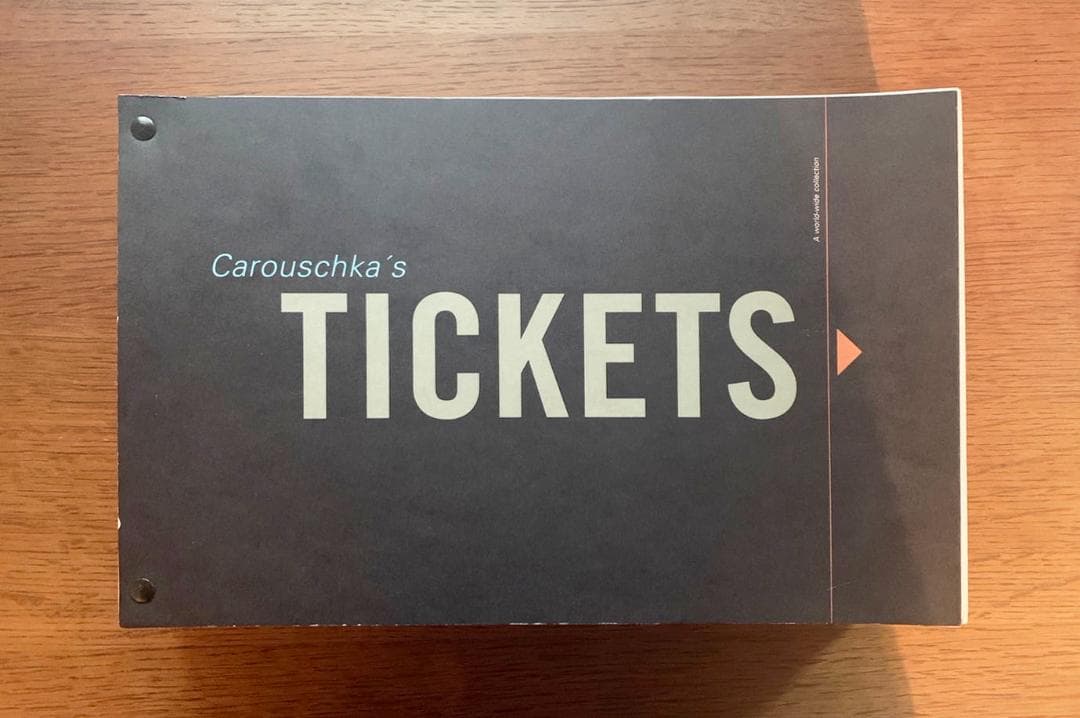 初版 Carouschka’s Tickets チケット グラフィック デザイン