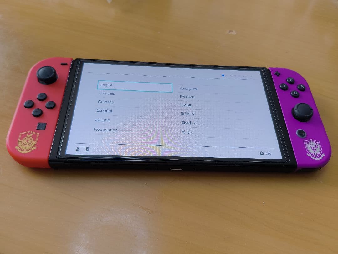 Nintendo Switch 有機ELモデル ポケモンデザイン　スカバイ　本体