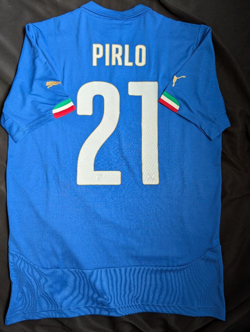 【新品タグ付き】イタリア代表/ピルロ/ホーム/2014W杯モデル