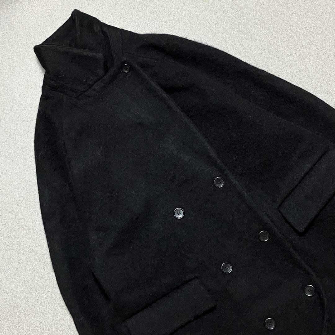 CLANE ダブルウールロングコート ラグランスリーブ シャギー マキシ丈