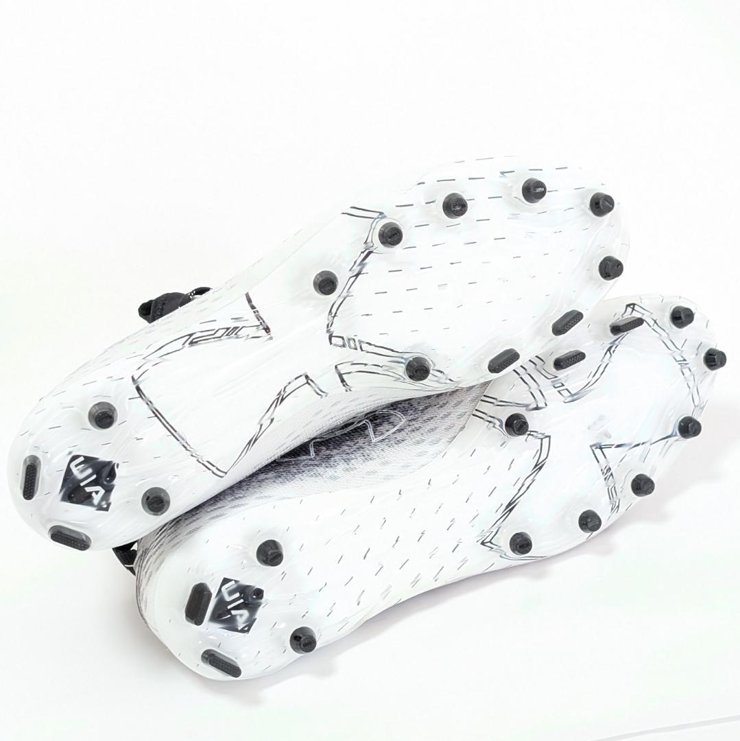 アンダーアーマー アメフトスパイク ブラックホワイト 26㎝