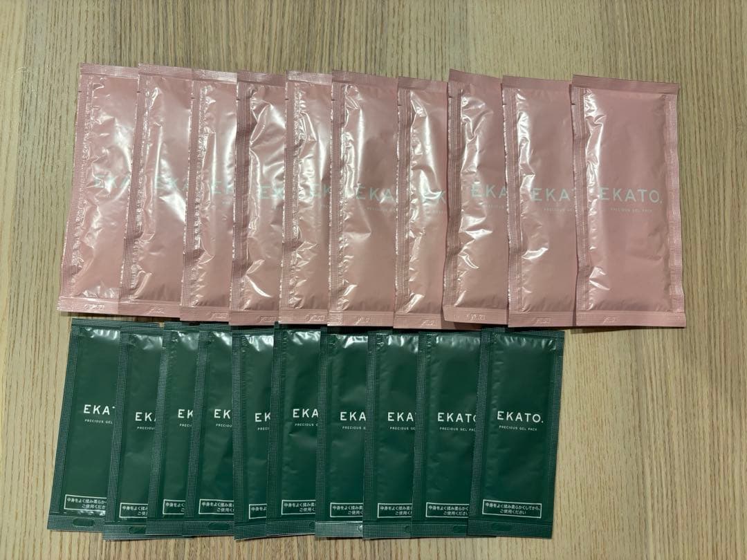 パック・フェイスマスク EKATO. PRECIOUS GEL PACK 10 PACKS