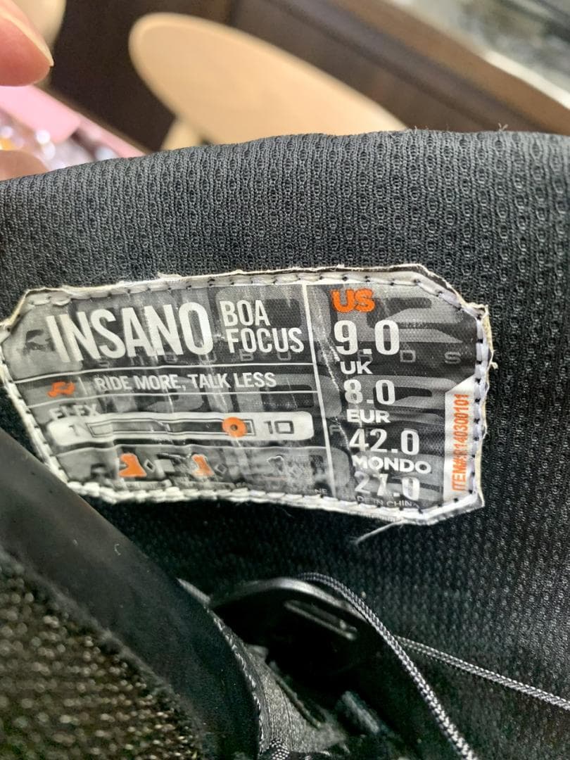 スノボ ブーツ: Insano Boa Focus 27cm