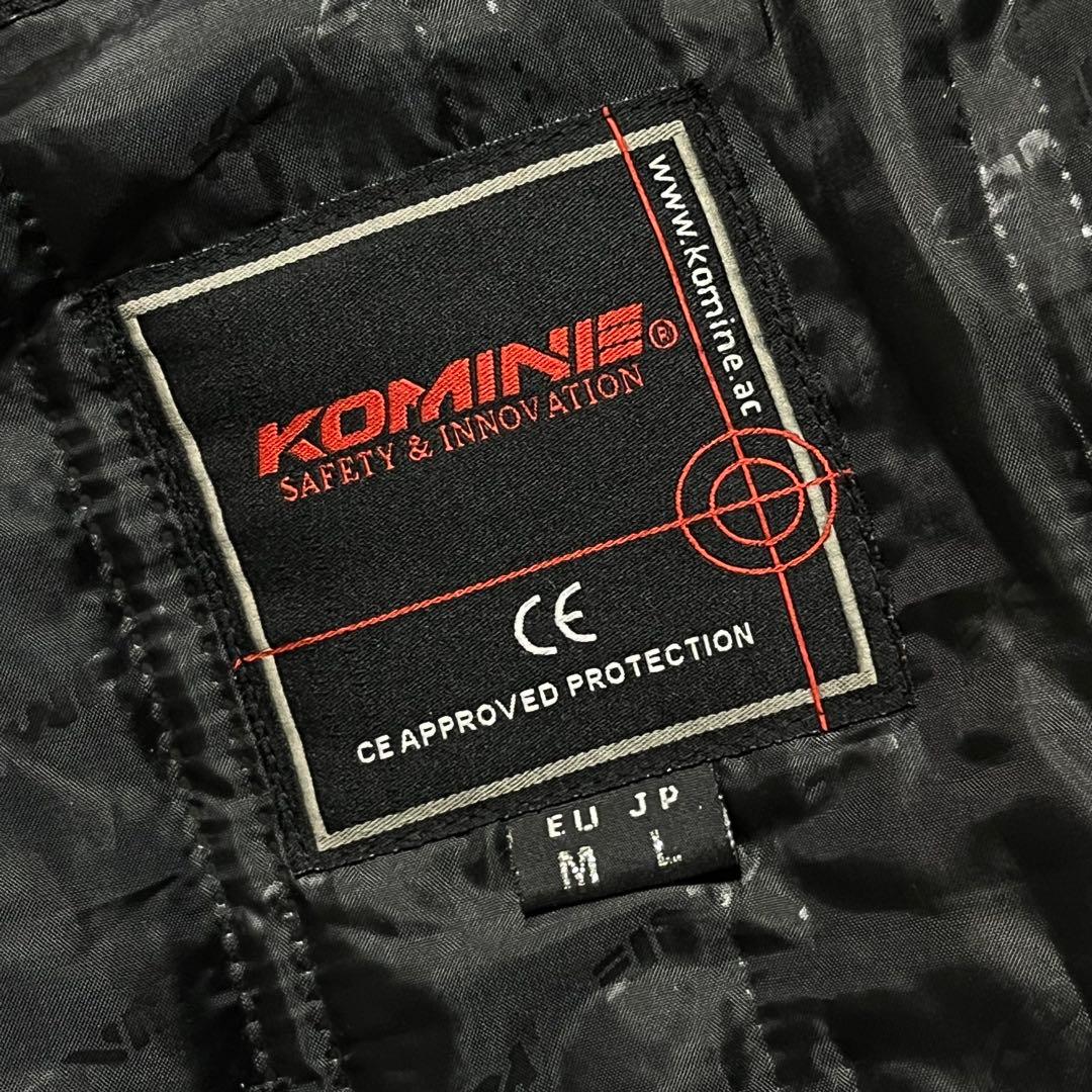 【中綿ライナー】【L】KONNE バイク ライダースジャケット メンズ