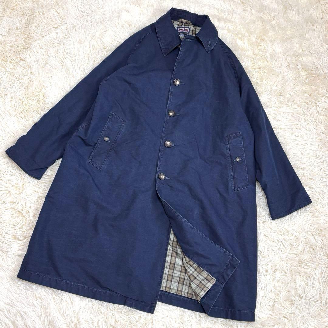 BLUE BLUE インディゴ ウェザークロス バルマカーンコート Mサイズ