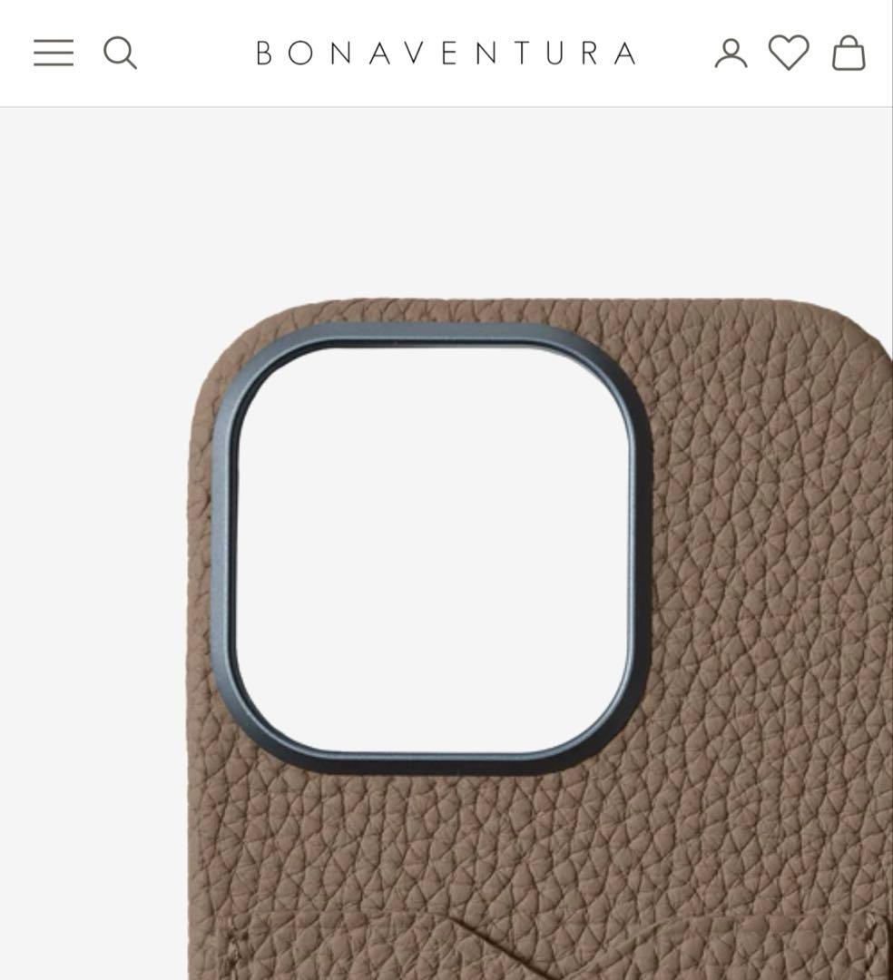 新品 ボナベンチュラ iPhoneケース iPhone16proケース エトープ