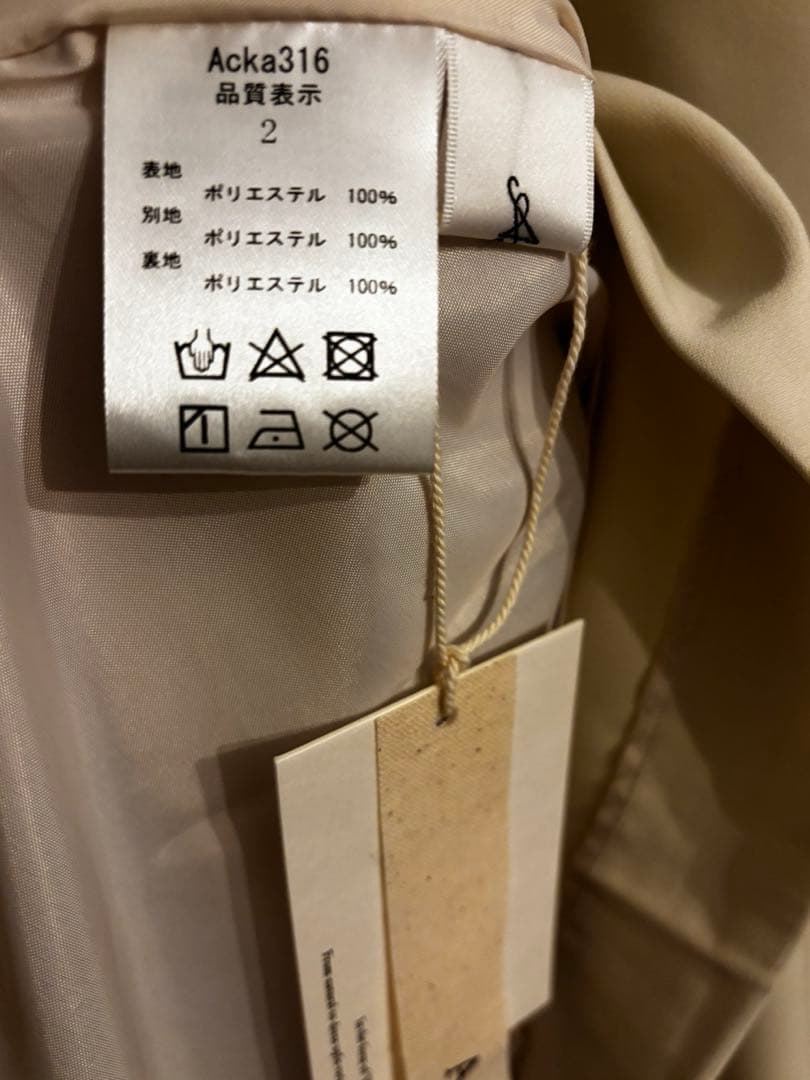 Acka. frill shoulder lady dressサイズ2