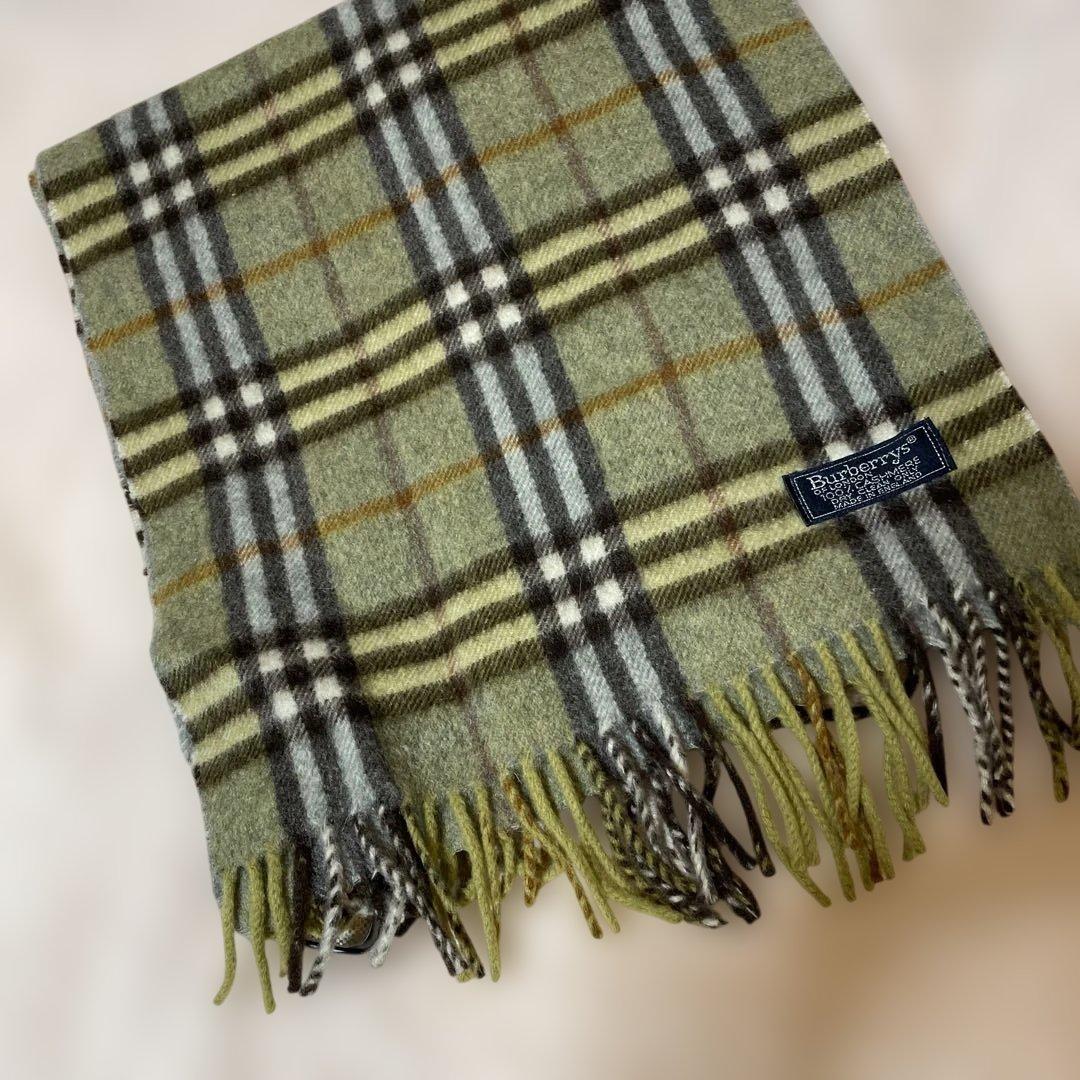 バーバリーマフラー　カシミヤ100