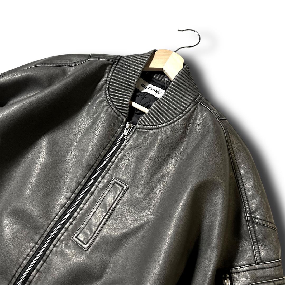 ホワイトランド BLACKBURN BIG PU MA-1 新品 フリーサイズ