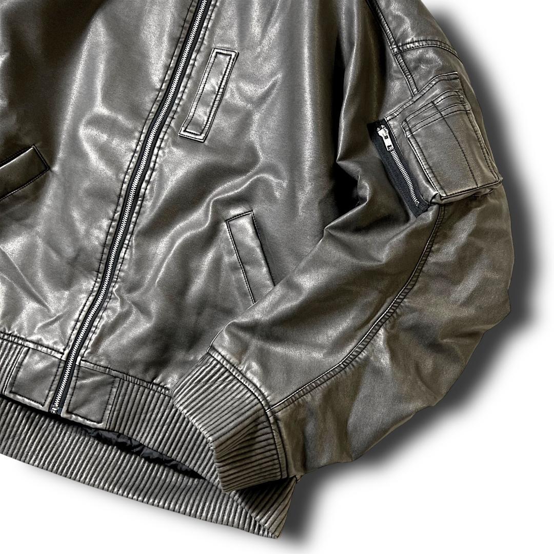 ホワイトランド BLACKBURN BIG PU MA-1 新品 フリーサイズ