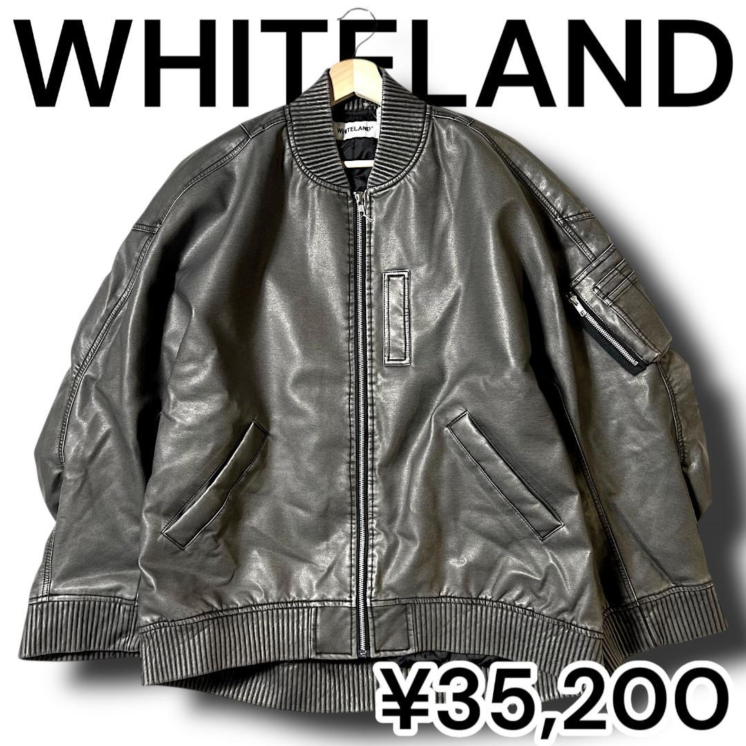 ホワイトランド BLACKBURN BIG PU MA-1 新品 フリーサイズ