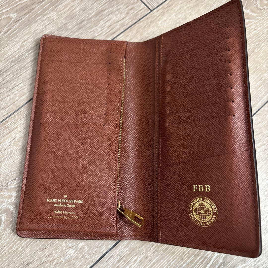 Louis Vuitton ダミエ　エベヌ　ポルトフォイユ　ブラザ