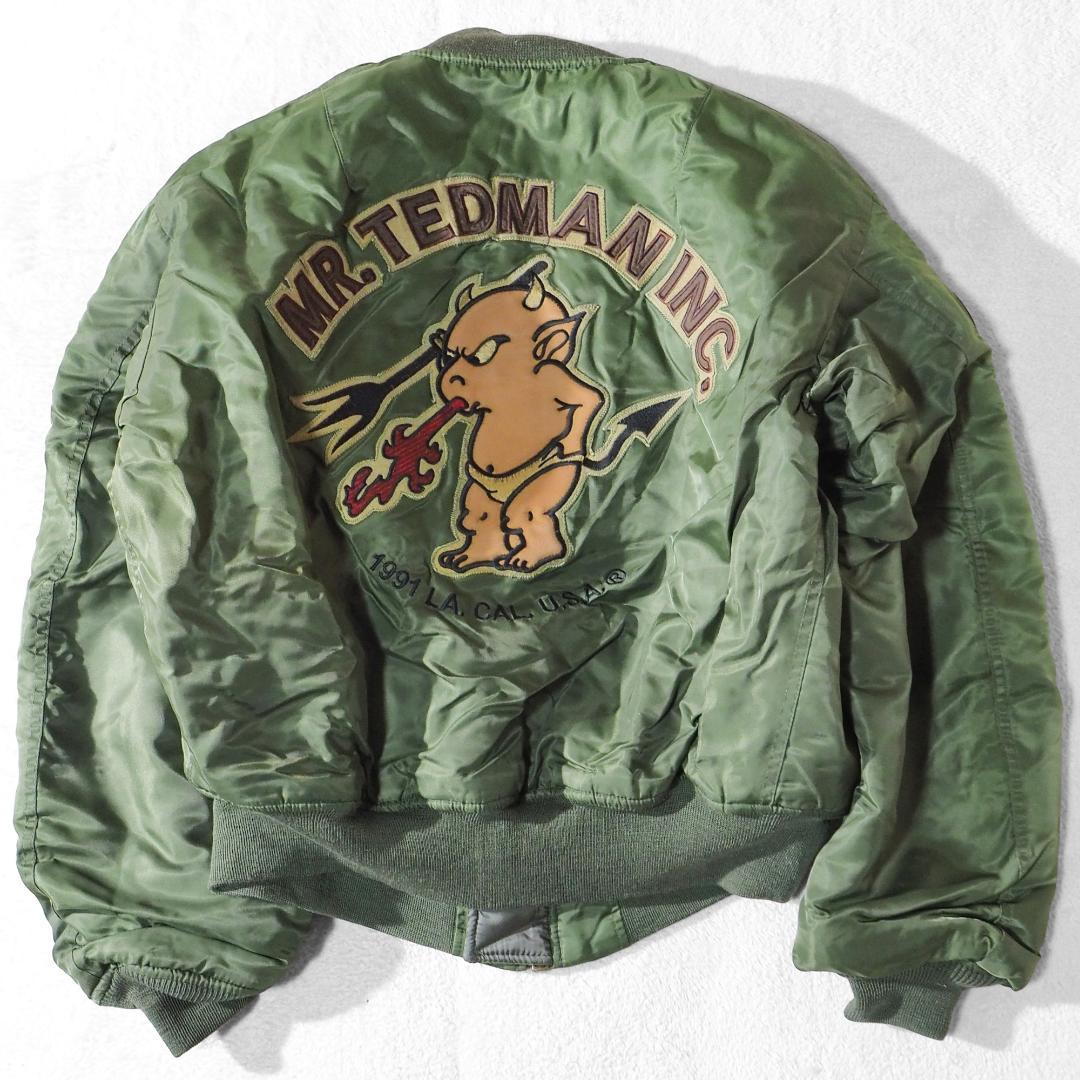 美品 テッドカンパニー MA-1 フライトジャケット メンズ42 XL相当