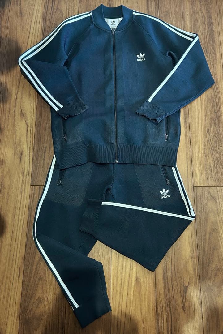 【希少】【最終値下】美品 アディダス オリジナルス ニットジャージ セットアップ