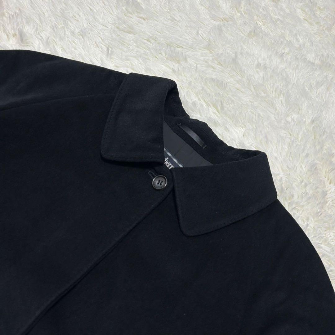 【美品/3L】バーバリー チェスターコート アウター アンゴラ100% Aライン