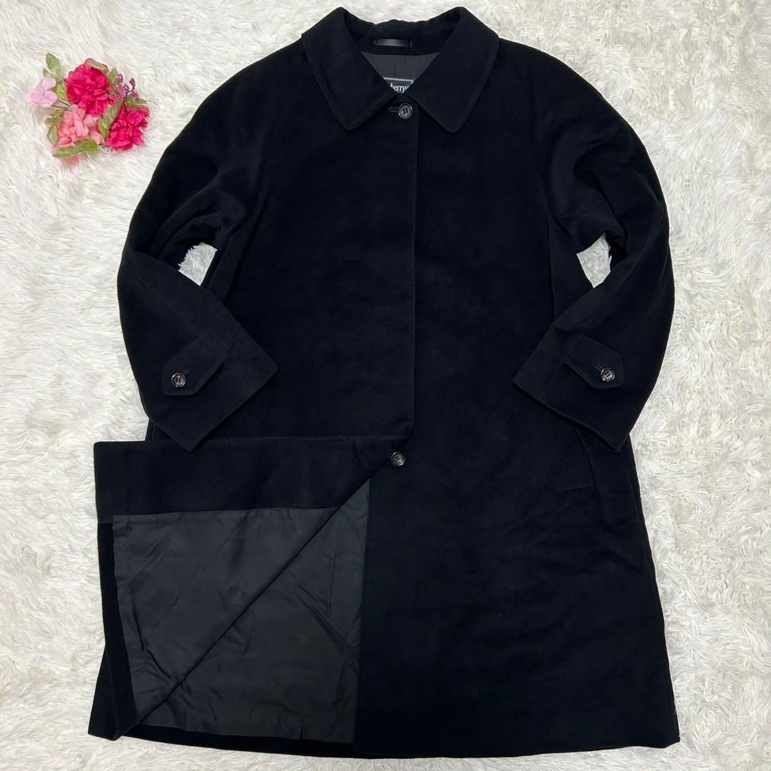 【美品/3L】バーバリー チェスターコート アウター アンゴラ100% Aライン