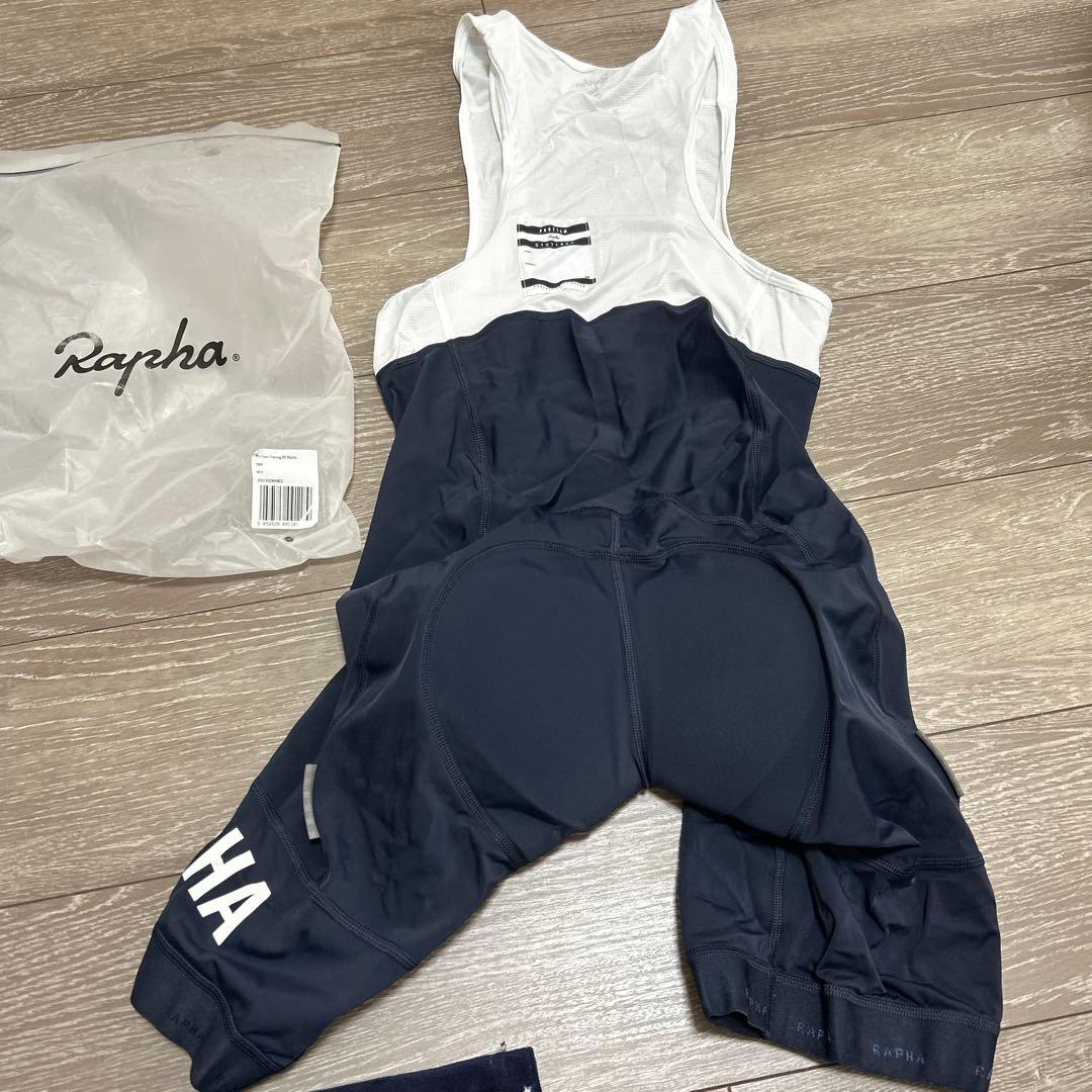 【未使用品に近い中古品】Rapha ビブタイツ M ネイビー