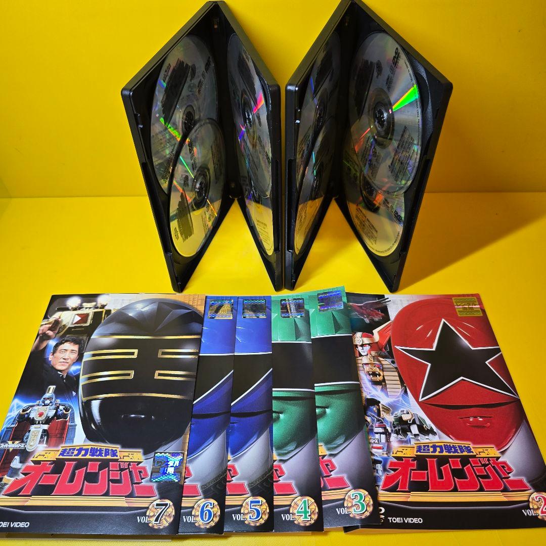 ※新品ケース交換済み　「超力戦隊 オーレンジャー」DVD全8巻セット