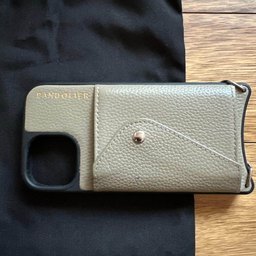 BANDOLIER バンドリヤー iPhone15ケース カードポケット付き