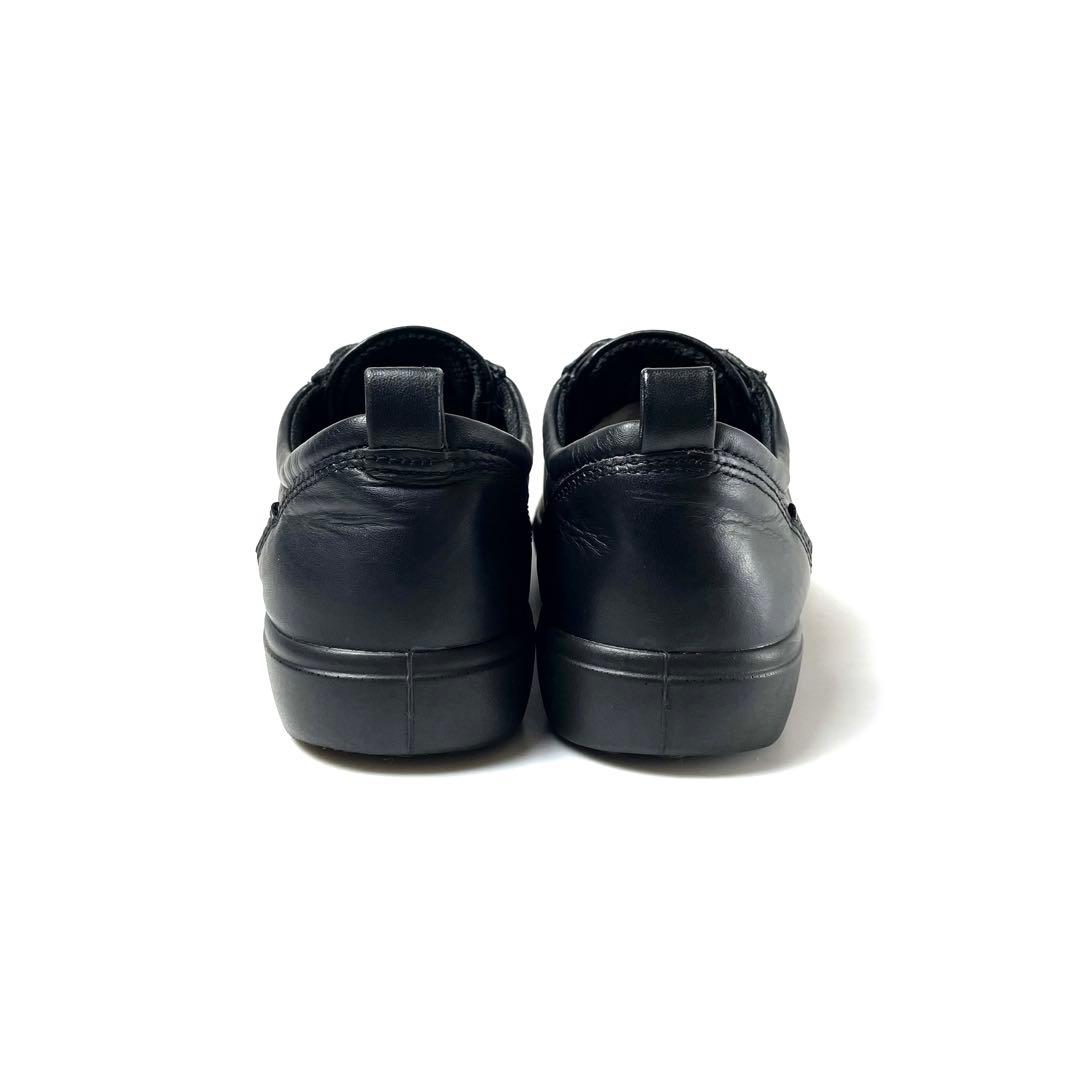 ecco GORE-TEX搭載 23.5cm SOFT7 レザースニーカー 美品