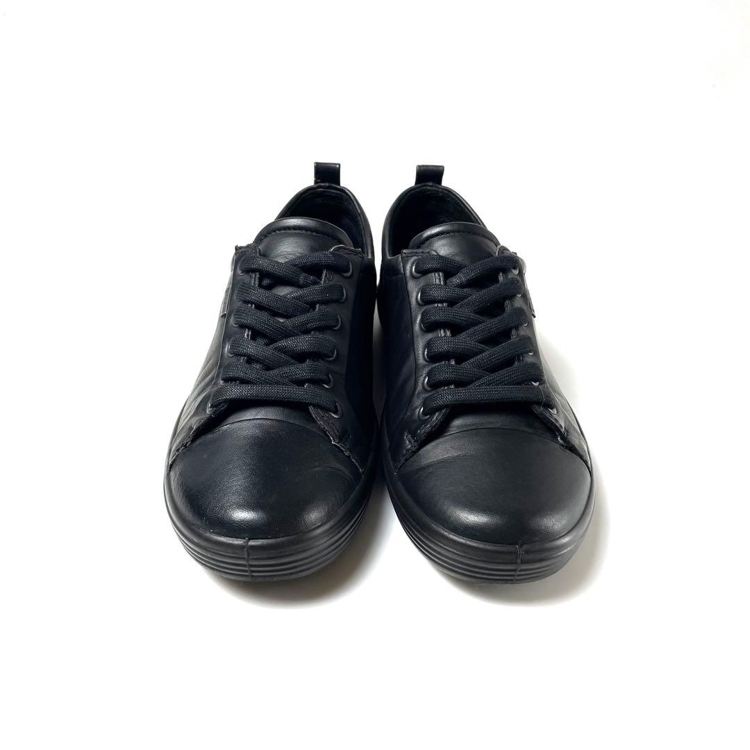 ecco GORE-TEX搭載 23.5cm SOFT7 レザースニーカー 美品