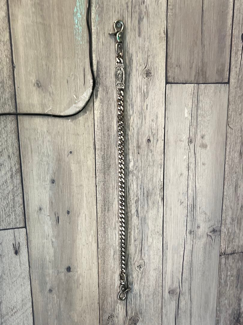 6a01_希少 CRIMIE マリア ウォレットチェーン 肉厚 51cm