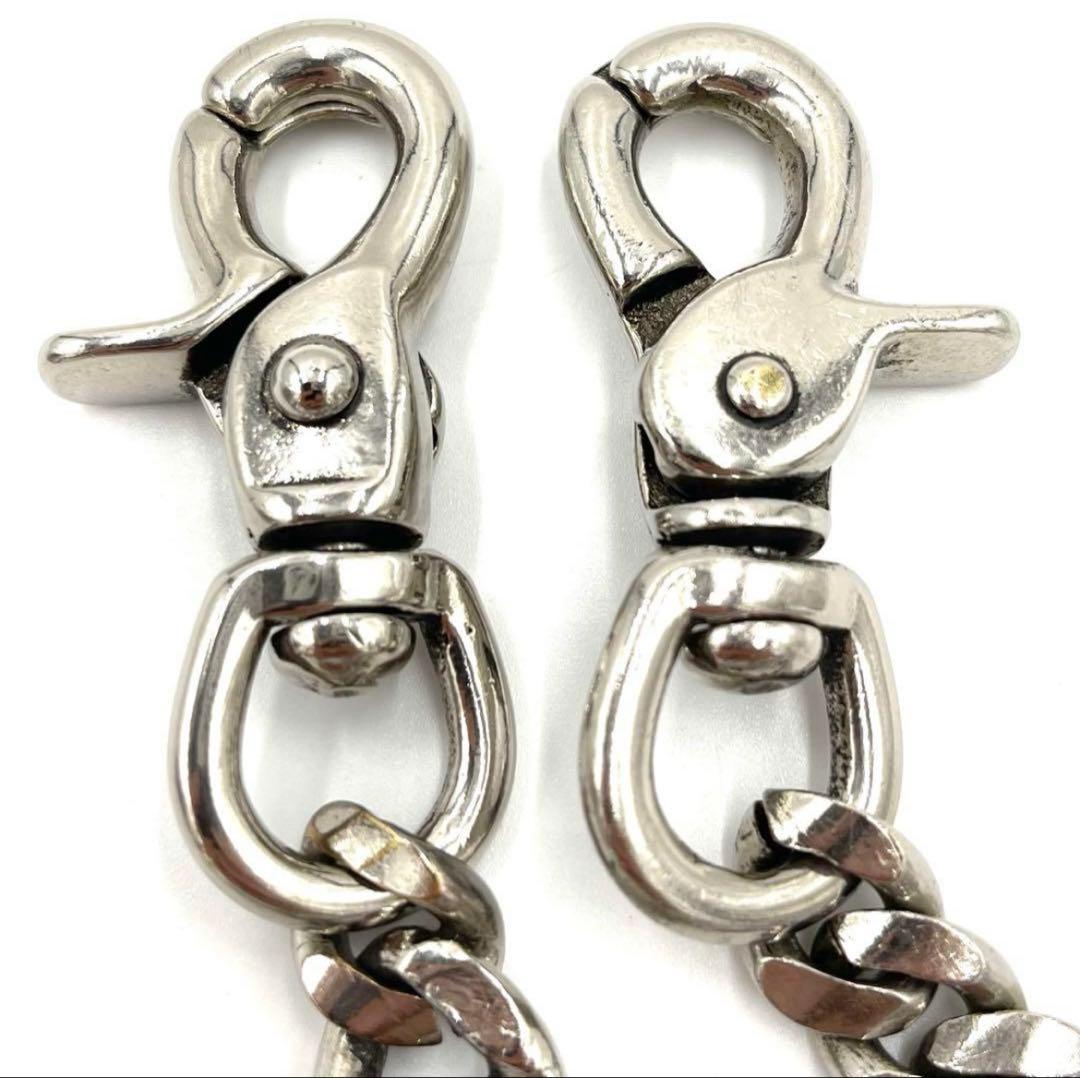 6a01_希少 CRIMIE マリア ウォレットチェーン 肉厚 51cm