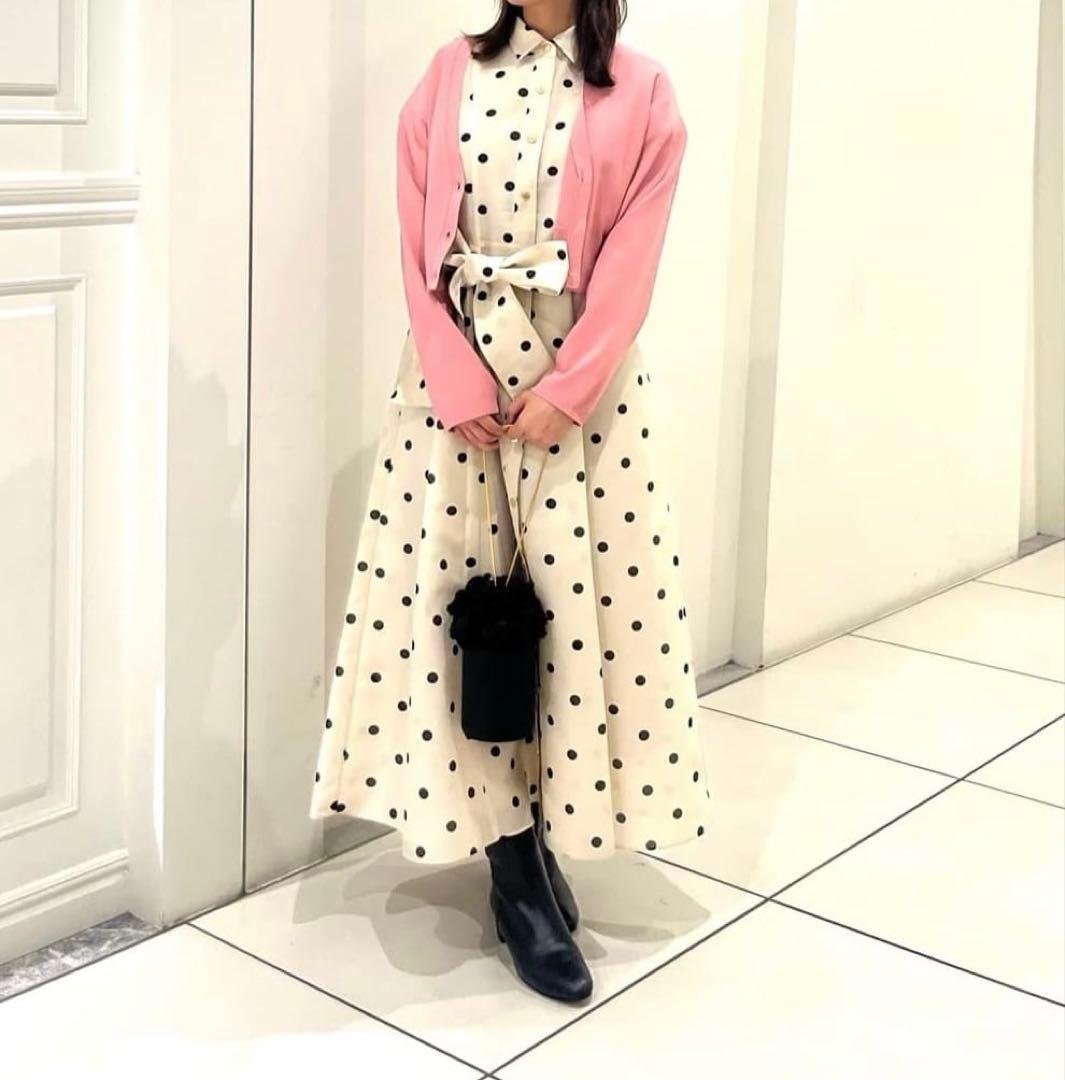 アルアバイル　ルルウィルビー オーガンドットウエストリボンワンピース