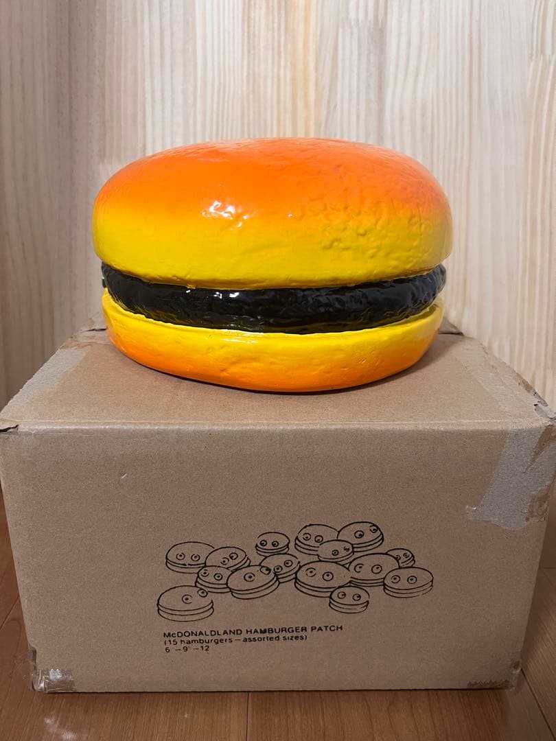 マクドナルド ハンバーガー パッチ　スタチュー